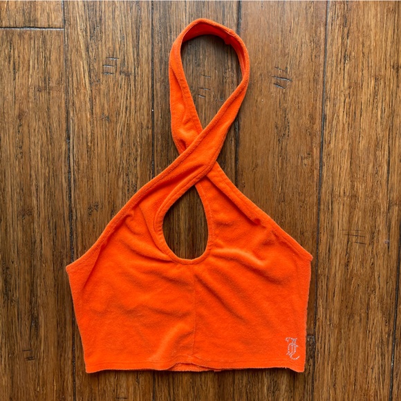 Juicy Couture Urban Outfitters Exclusive Terrycloth Halter Top - Picture 5 of 10